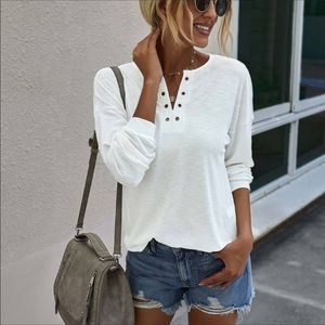 White Top Long Sleeves NWT - 1M